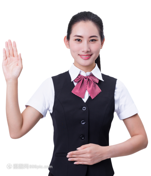 商务职业自信美女客服 专业高效的商务秘书服务